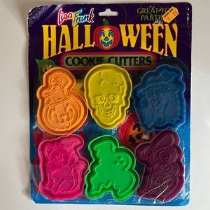 VTG Lisa Frank Multicolor Halloween Cookie Cutters